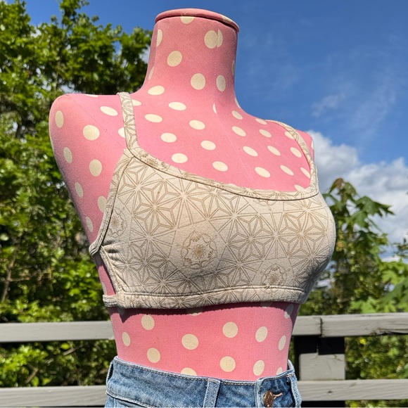 Om Gaia Tree Geometric Flower of Life Sports Bra - Picture 2 of 6